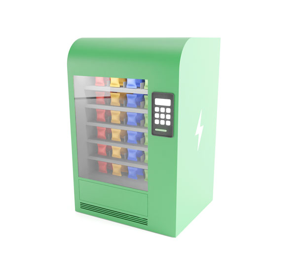Energy floors vending machine