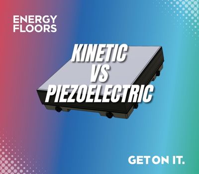 Kinetic vs Piezoelectric Energy Floors
